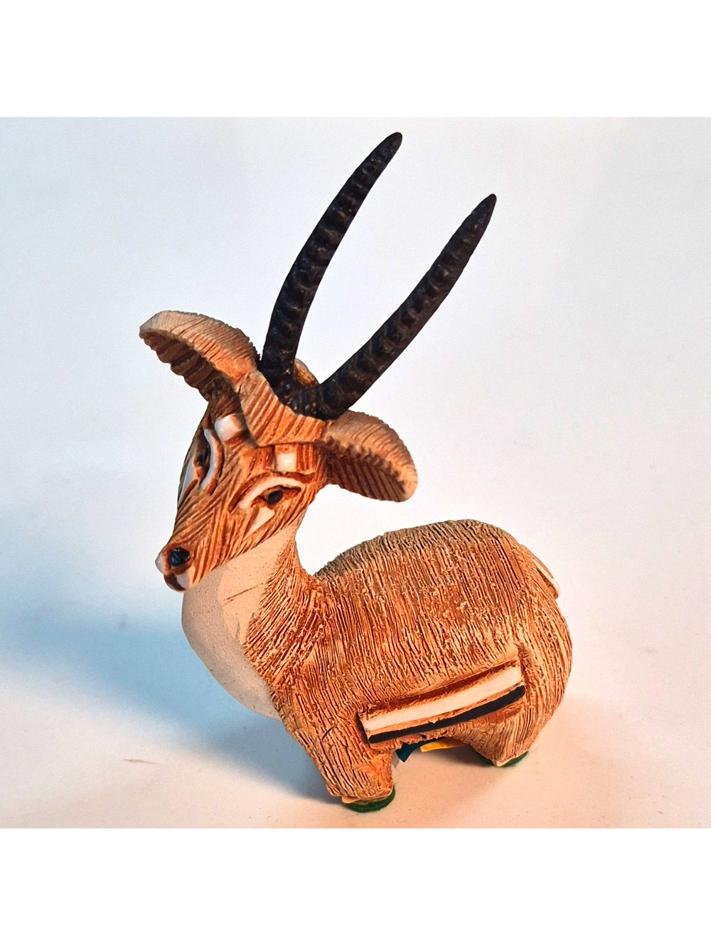 Vintage Artesania Rinconada Antelope #74 Ceramic Figurine 1990s With Boxed